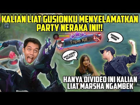 KALIAN LIAT GUSIONKU MENYELAMATKAN PARTY NERAKA INI, SAMPE TERKAGUM2 TIM GW!!