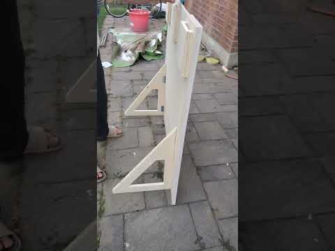 Backdrop easy to install #wood #woodworking #CNC #backdrop