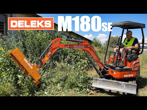 DELEKS® M180se - 1.8Ton Miniexcavator - KUBOTA engine - CASAPPA main pump - NACHI Swing motor.