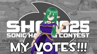 Sonic Hacking Contest 2025 - My Trophy Votes!