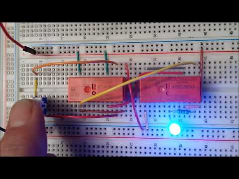 Impulsschalter mit 2 Relais