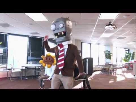 Zombie Temp Worker -- PopCap Olympics & Musical Chairs