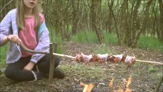 Bushcraft BBQ Chicken Bacon Baps School Holidays Adventure