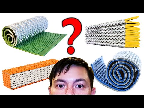 Thermarest - EVA - Exped - Nemo : Closed Cell Foam Sleeping Pads Comparison