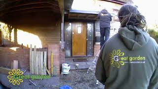 Preview of 0000L Great Garden Porch Canopy Installation in Harwell.