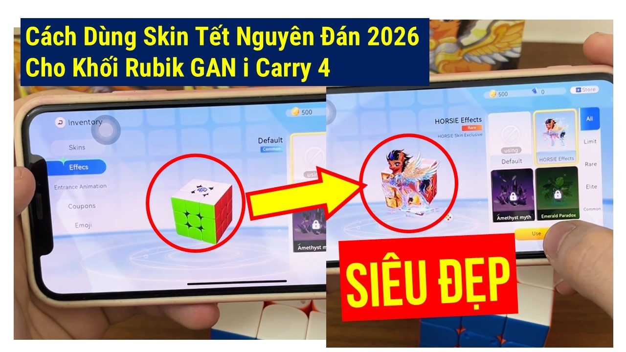 Unbox GAN i Carry 4 bản Tiêu Chuẩn và bản Tết Nguyên Đán 2026 | Hải Muối Rubik