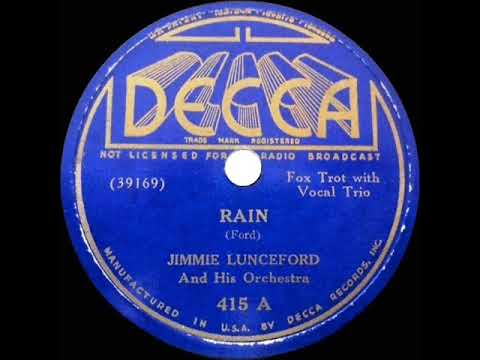 1934 Jimmie Lunceford - Rain (with vocal trio)