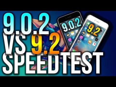 iOS 9.0.2 VS 9.2 SPEEDTEST - Is 9.2 Slowing Devices DOWN?