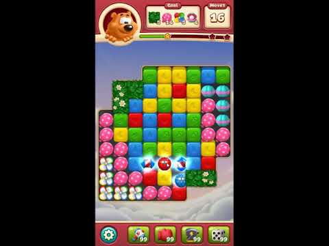 Toon Blast Level 5017 - NO BOOSTERS 🐻🐺🐱 | SKILLGAMING ✔️