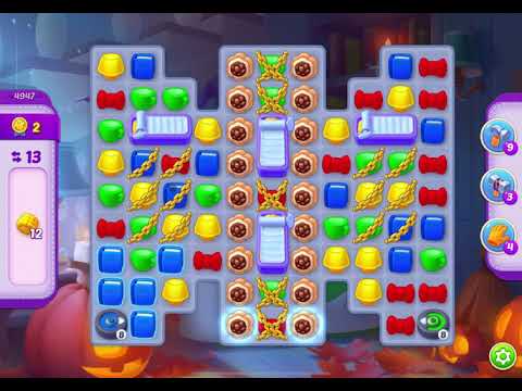 HomeScapes Level 4947 no boosters (13 moves)