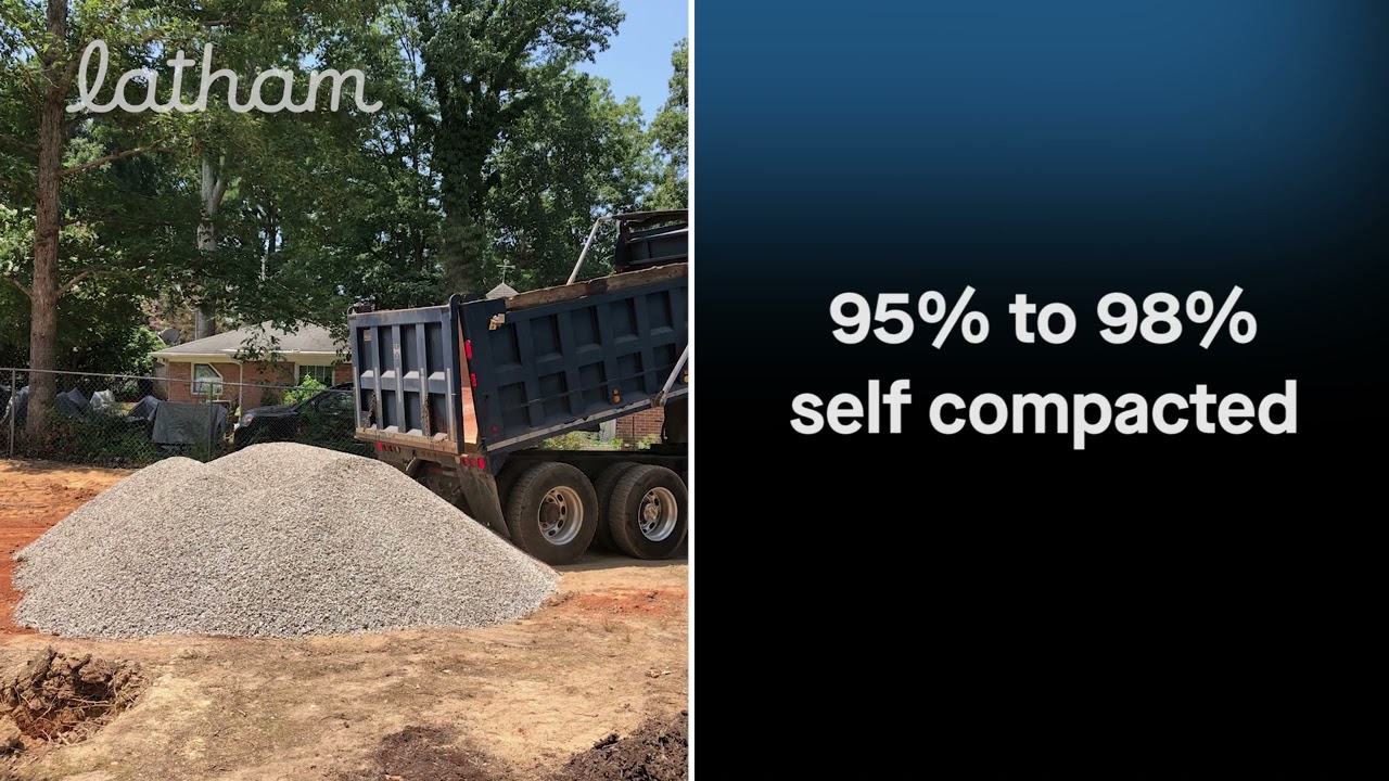 Proper material for the base and backfill
