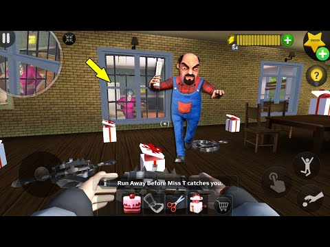 Scary Teacher 3D  Mod menu - troll Miss T so funny everyday (android, ios) part 1320