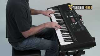 Video thumbnail for Yamaha PSRE343 61-Key Portable Keyboard by Musician's Friend
