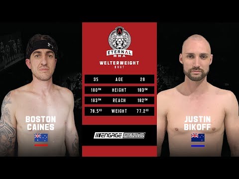 ETERNAL MMA 49 - BOSTON CAINES VS JUSTIN BIKOFF - MMA FIGHT VIDEO