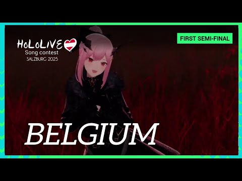 Mori Calliope - WANTED WASTED (LIVE) | Belgium 🇧🇪 | First Semi Final | Hololive X Eurovision 2025
