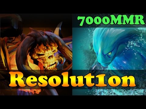 Dota 2 - Resolut1on 7000 MMR Plays Clinkz And Morphling - Ranked Match Gameplay!