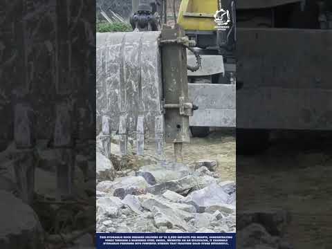 Powerful & Precise Hydraulic Rock Breaker for Solid Stone Fracturing