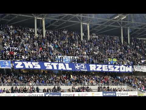 Derby Rzeszowa. Doping kibiców Stali Rzeszów I 1.10.2022