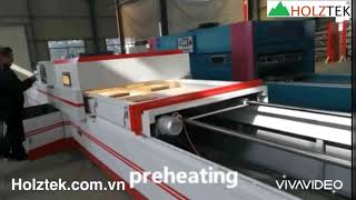 Máy phủ màng 3D lên cánh tủ bếp, cánh cửa gỗ công nghiệp, pano cửa tân cổ điển