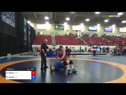 2018 Marine Corps US Open/Masters D Freestyle 130 RR Rnd 2 - Daniel Chaid (THWC) Vs. Brian Jones (