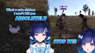 Kind-hearted Kokage-chan vs. Realistic Beni (Chicken Tragedy) [Kokage Tsumugi | Vspo | VCR RUST]