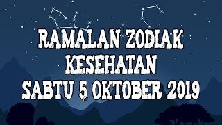 Ramalan Zodiak Kesehatan Sabtu 5 Oktober 2019