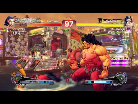 nonoGT75 [Rose] vs GyeahG [Hugo] USF4 Online