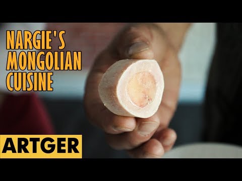 Nargie's Mongolian Cuisine: MARROW-BONE SOUP (Super Healthy Mongolian Food Recipe)