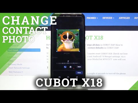 How to Add Photo to Contact in CUBOT X18 – Personalize Contact