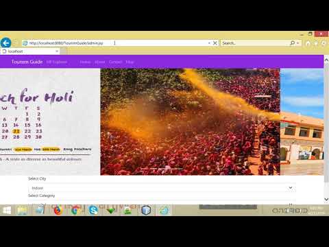 Tourism Guide Project JSP Servlet | By Pankaj Panjwani