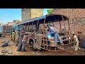 Handmade Isuzu Bus Production In Pakistan Manufacturing Of Isuzu Bus