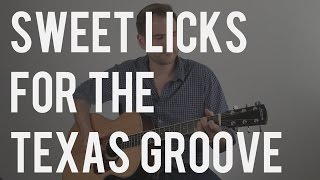 How to Play Sweet Licks Over the Texas Groove | Tuesday Blues #127
