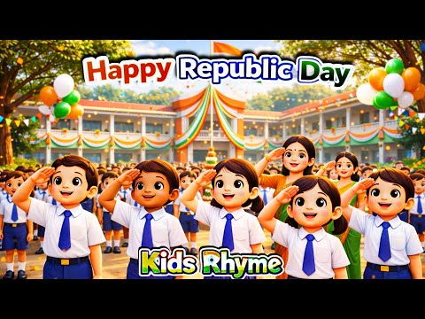 "Happy Republic Day"| Kids rhymes | Rhymes | kids | nursery rhymes | English rhymes @BabysBells 