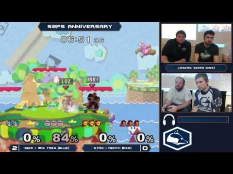 SCC The Double Melee Doubles - Semi + Arc Tres (Blue) vs Stro + Renth (Red) - Losers Semis