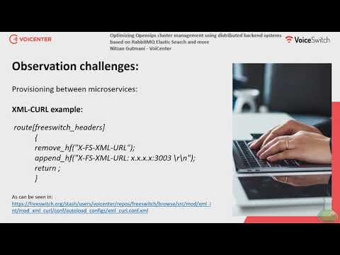 Optimizing OpenSIPS cluster management using distributed backends Nitzan Gutman Voicenter logo