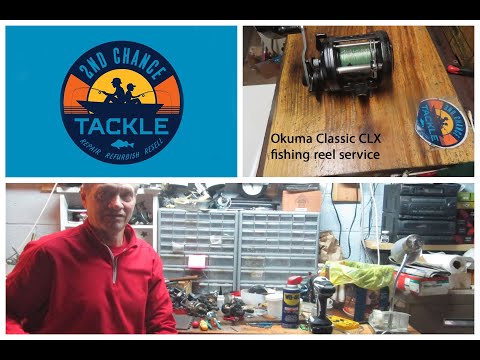 Okuma Classic CLX saltwater fishing reel how to service