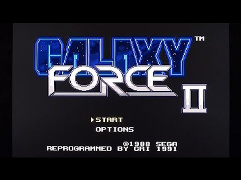 galaxy force ii sega genesis