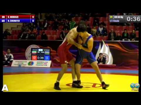 GGP2013 / Omid Haji Noorozi (IRI) - Rasul CHUNAYEV (AZE) - GR 66 kg 1/2 final match