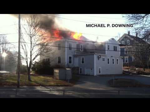 3 Alarm Fire - Pleasant Street - Stoneham, MA - 11/28/13