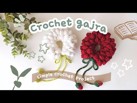 Crochet GAJRA | Crochet GARLAND | Step by step TUTORIAL 