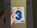 Фольгированные шары цифры Flexmetal