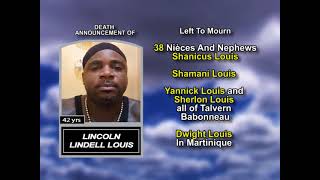 Lincoln Lindell Louis ~ Long Obituary