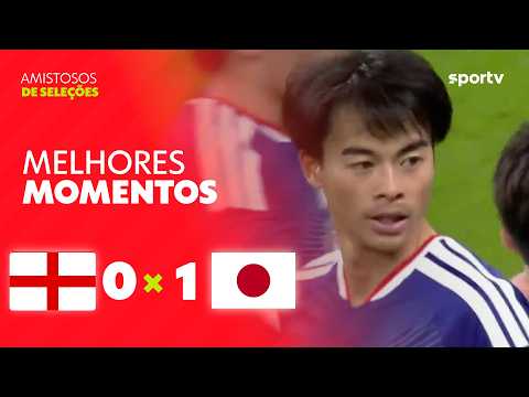 Gols e lances de Inglaterra x Japão