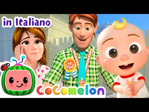 Canzone Per La Festa Del Papà 💘 | CoComelon Italiano - Canzoni per Bambini