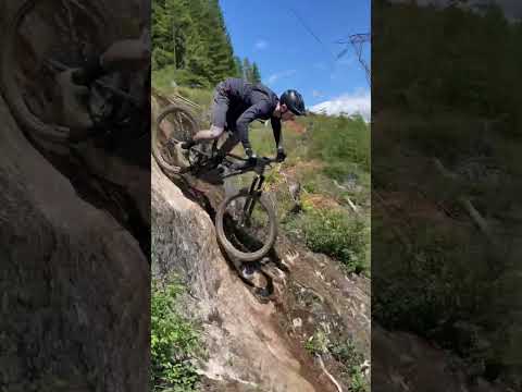 Getting into some proper steeps in Whistler (on AC/DC ) on Day 1. #mtb #whistler #bike