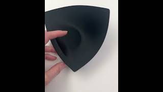 676916-Ч Чашечки для бюстгальтера черные треугольные без уступа, с наполнением и эффектом Push-up, размер 80 на YouTube