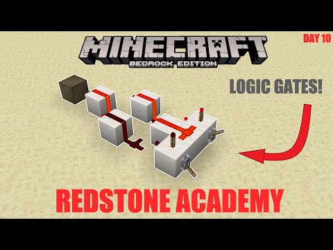 Redstone Academy | Logic Gates - Phase 2 Day 10 | Minecraft: Bedrock Edition