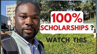 HOW TO SEARCH FOR UNIVERSITIES WITH 100% SCHOLARSHIP? WATCH THIS !!