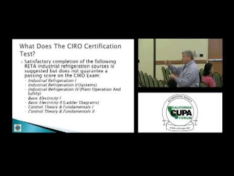 AMMONIA REFRIGERATION TRAINING STANDARDS