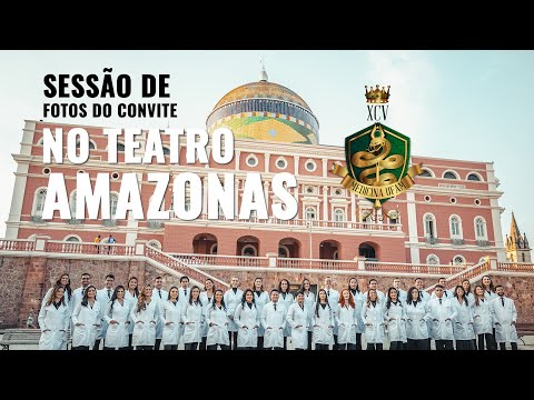 Sessão de fotos no Teatro Amazonas da 95º Turma de Medicina da UFAM